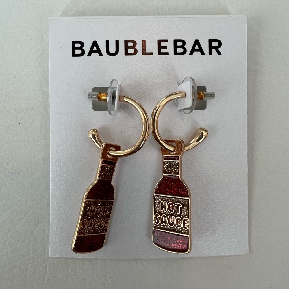 Baublebar hot sauce hoop Earrings